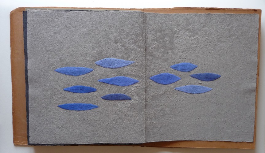 Terra ist ein Künstlerbuch von Helmut Dirnaichner aus dem Jahr 1988 geschöpft mit Erden, Mineralien und Zellulose.